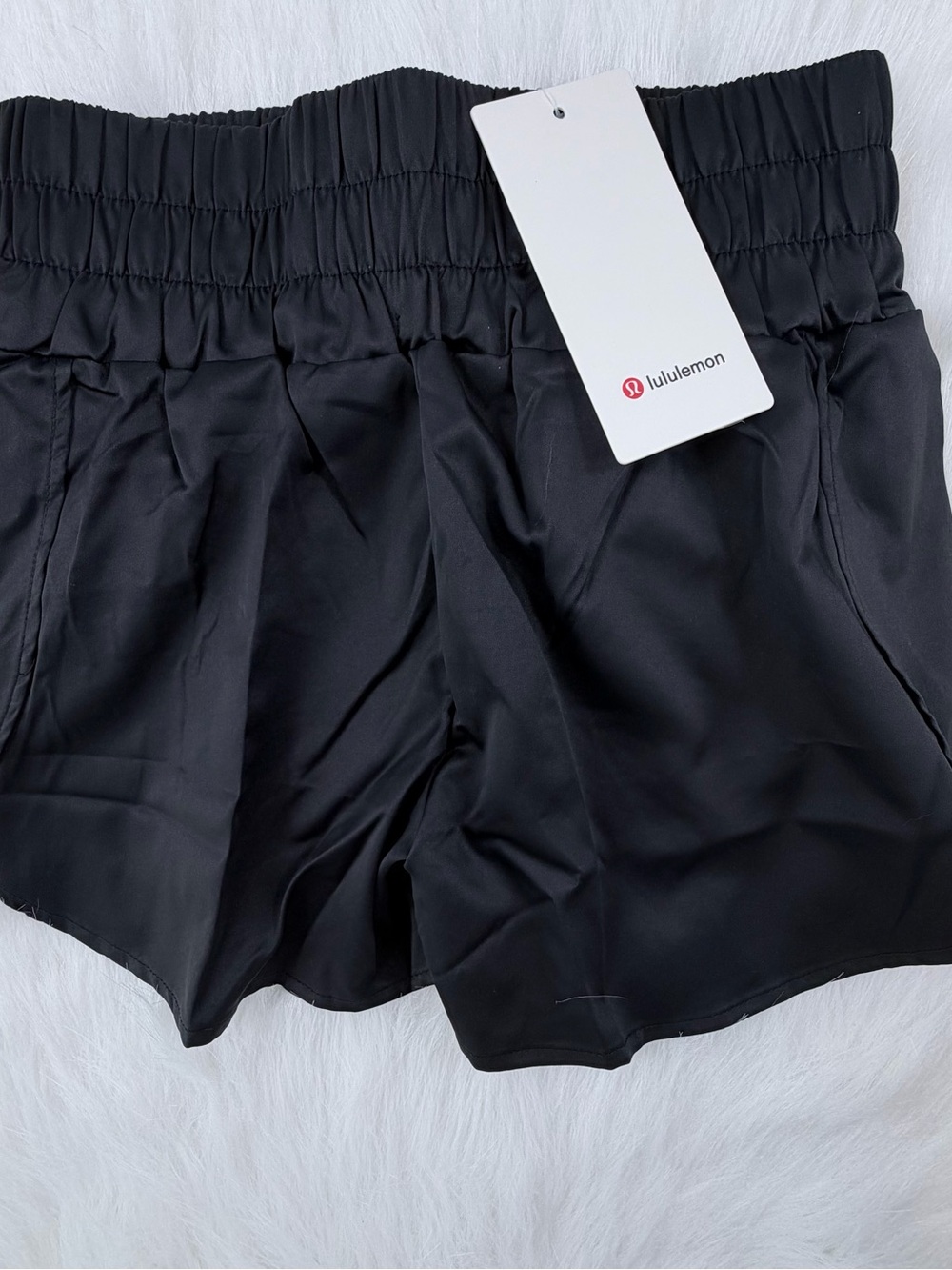 lululemon athletica Black Athletic Shorts with Elastic Waist